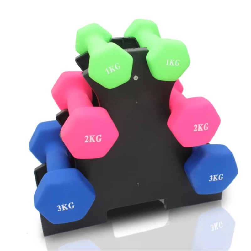 Home Gym Weight - ชั้นวางดัมเบล 3 ชั้น สำหรับอุปกรณ์ออกกำลังกายที่บ้าน โครงสร้างเหล็กแข็งแรง ทนทาน