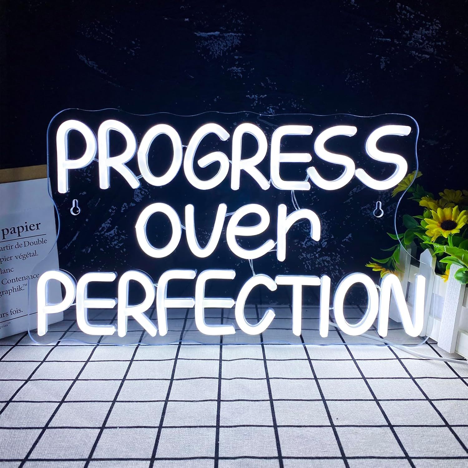 Home Gym Neon Sign - ป้ายไฟ LED ข้อความ 