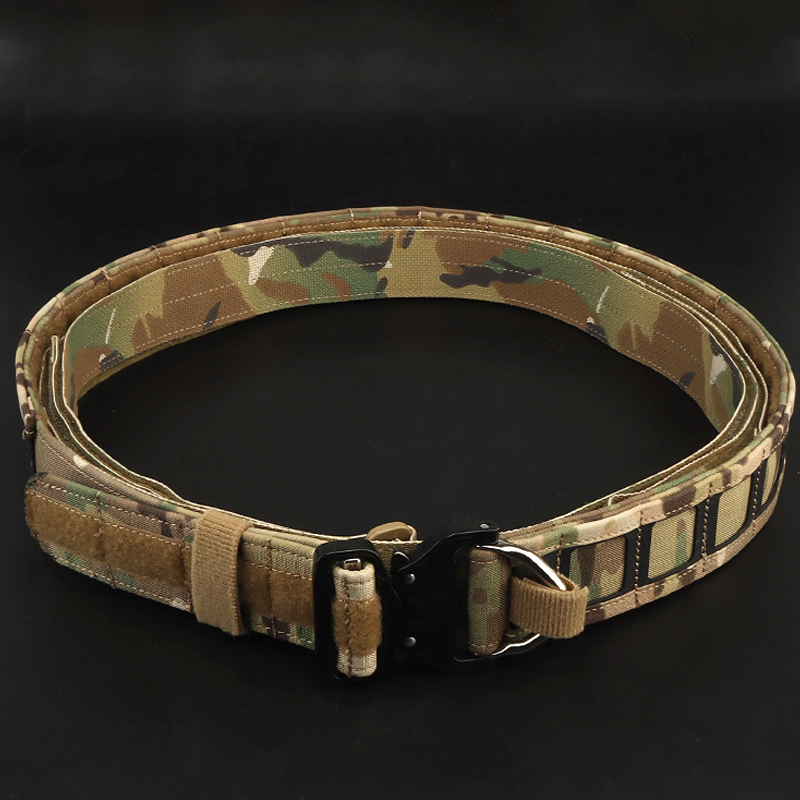 Battle Rope Heavy - เข็มขัดยุทธวิธี Molle การล่าสัตว์การบังคับใช้กฎหมาย Battle เข็มขัดต่อสู้เข็มขัด Quick