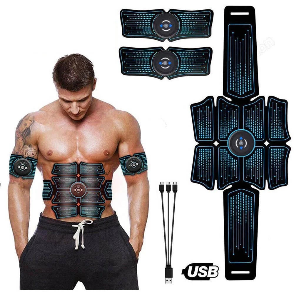 Home Gym Needs - เครื่องกระตุ้นกล้ามเนื้อหน้าท้อง EMS เครื่องนวดไฟฟ้าสำหรับออกกำลังกายที่บ้าน เสริมสร้างความแข็งแรงของแกนกลางลำตัว เครื่องกระตุ้นกล้ามเนื้อสะโพก
