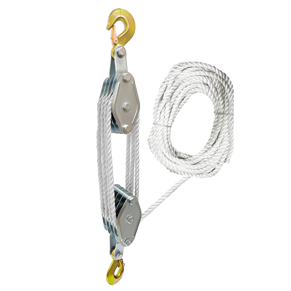 Pull Up Bar Tower - รอกสลิงแบบหมุนได้270 ° เครนเชือกโพลีเอทิลีนสำหรับงานหนักอุปกรณ์ยกแบบแมนนวลสำหรับยกได้โดยไม่ต้องออกแรง