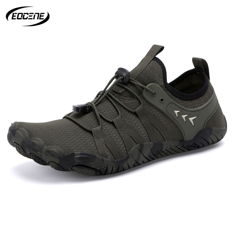 Home Gym Outdoor - รองเท้าผ้าใบกันน้ำ EOCENE แห้งเร็ว สำหรับว่ายน้ำ เล่นน้ำชายหาด ฟิตเนส