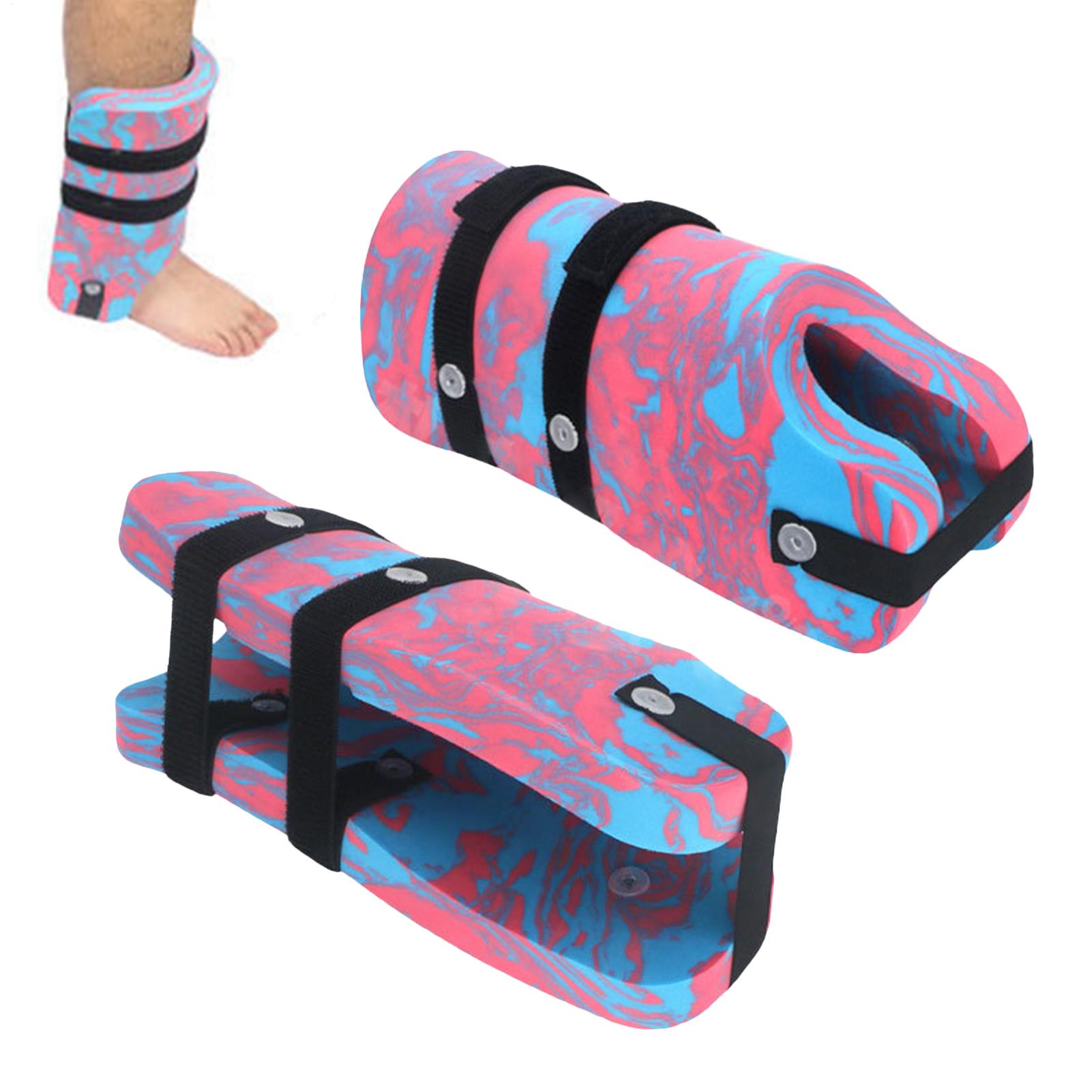 Home Gym Outdoor - น้ำหนักข้อเท้าสำหรับออกกำลังกายในน้ำ 2 ชิ้น อุปกรณ์ฝึกซ้อมในน้ำ น้ำหนักข้อเท้าสำหรับแอโรบิกในสระ ใช้สำหรับออกกำลังกายที่บ้าน