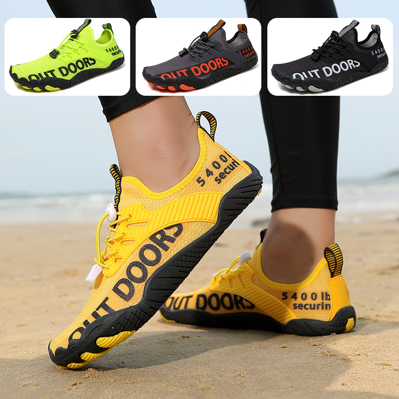 Home Gym Outdoor - รองเท้าชายหาดแบบสวมใส่สบายสำหรับผู้ชายและผู้หญิง แห้งเร็ว เหมาะสำหรับออกกำลังกาย เล่นกีฬา เล่นเซิร์ฟ ดำน้ำ