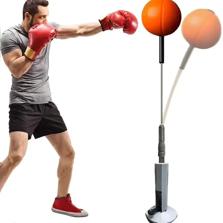 Home Gym Practice - ของเล่นออกกำลังกายที่บ้านสำหรับผู้ใหญ่และเด็ก ช่วยผ่อนคลายความเครียด ลูกบอลฝึกซ้อมชกมวยเตะต่อยแบบตั้งพื้น