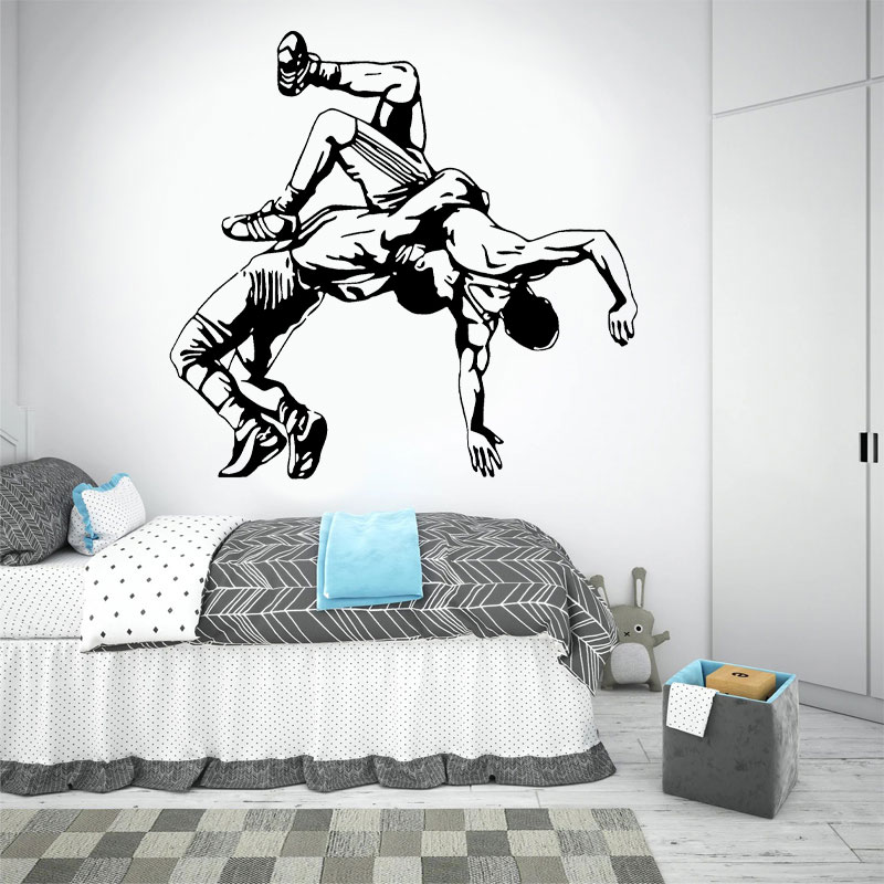 มวยปล้ําโยนสติ๊กเกอร์ติดผนังไว - Home Gym Aesthetic บทวิจารณ์และราคา
