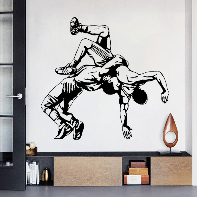 มวยปล้ําโยนสติ๊กเกอร์ติดผนังไว - Home Gym Aesthetic บทวิจารณ์และราคา