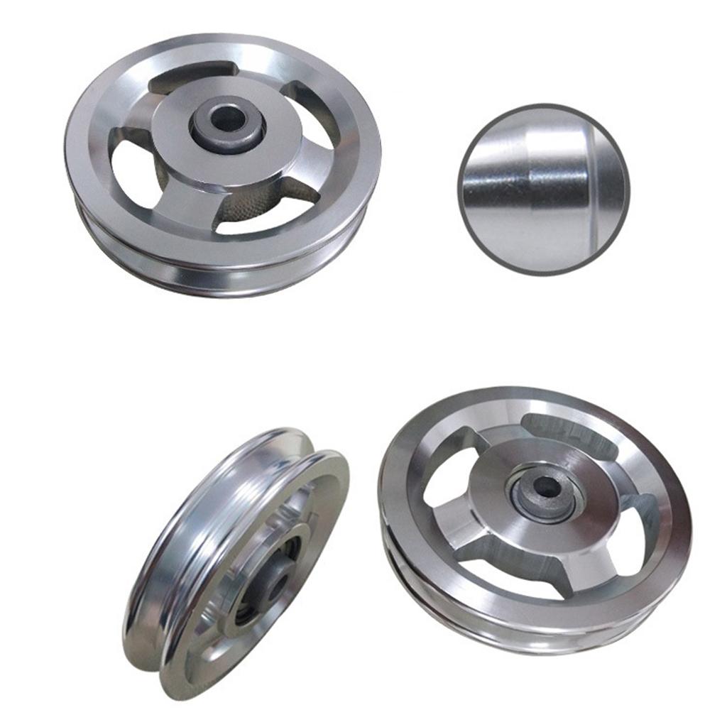 ลูกล้ออลูมิเนียมพร้อมร่องนำสาย - Home Gym Diy Pulley System บทวิจารณ์และราคา