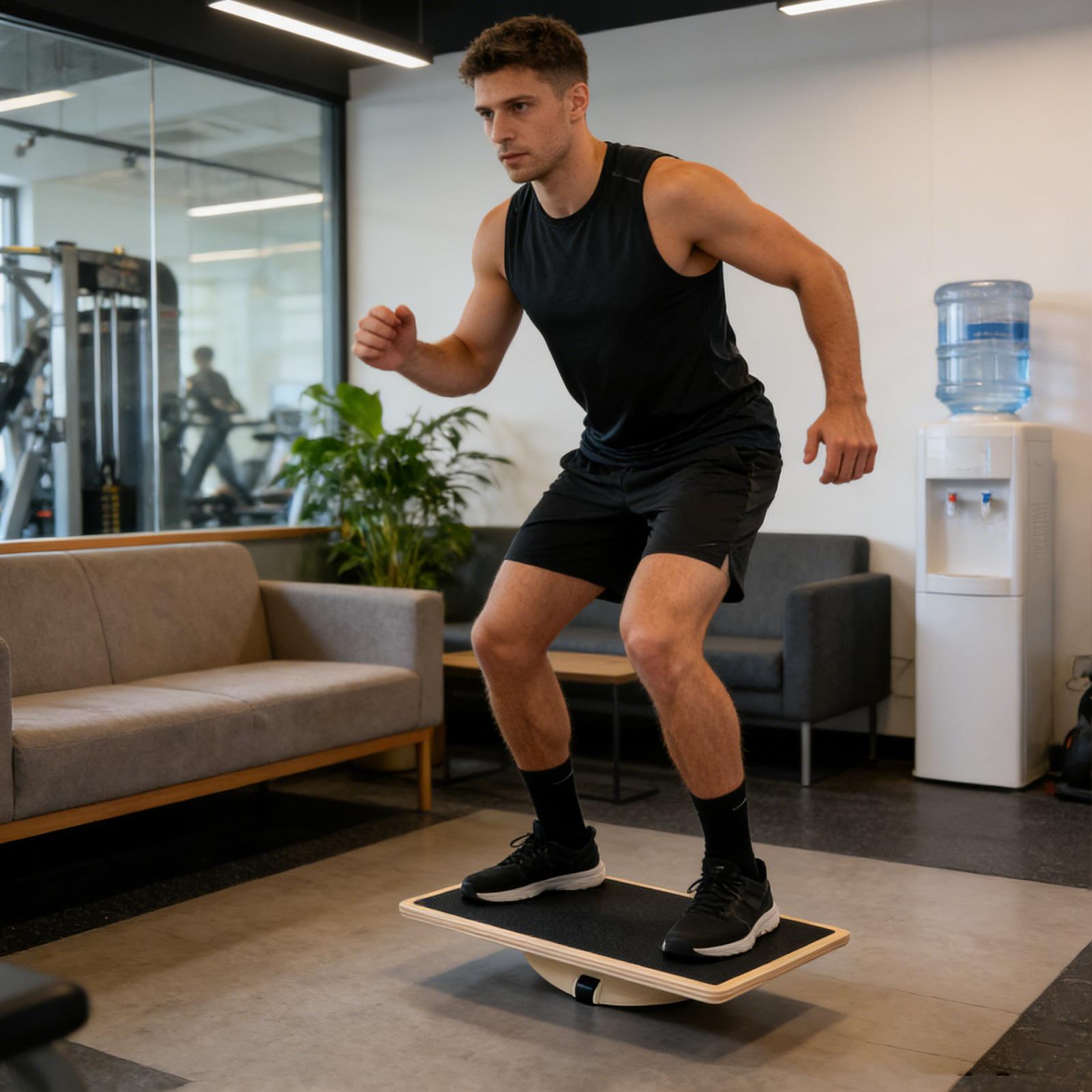 กระดานไม้โยกเยก กระดานไม้กันลื - Home Gym In Apartment บทวิจารณ์และราคา