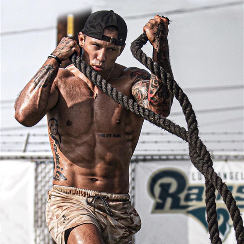 9/12/15M * 25 มม.ฟิตเนสโพลีเอส - Battle Rope Heavy บทวิจารณ์และราคา