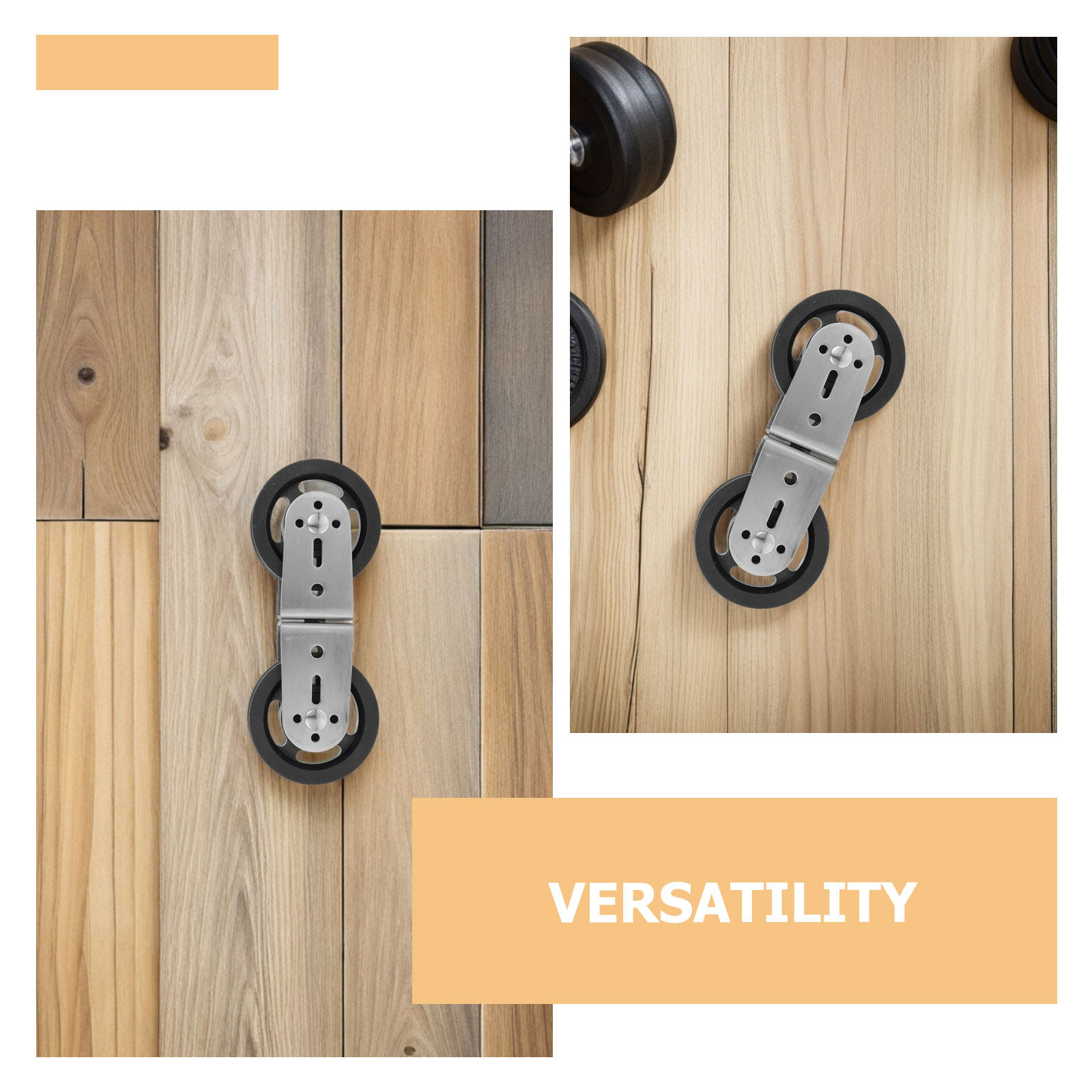ลูกล้อคู่ 2 ชิ้น ลูกล้อหมุนเงี - Home Gym Diy Pulley System บทวิจารณ์และราคา