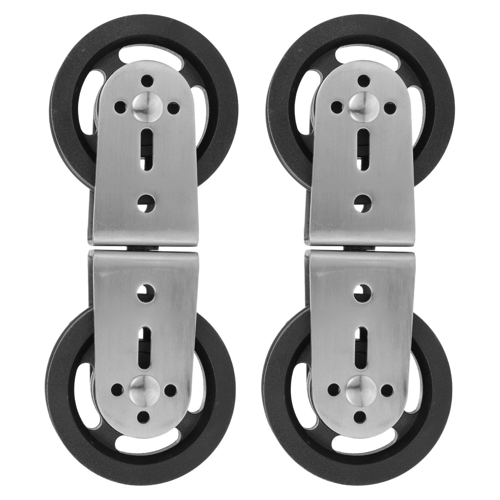 ลูกล้อคู่ 2 ชิ้น ลูกล้อหมุนเงี - Home Gym Diy Pulley System บทวิจารณ์และราคา