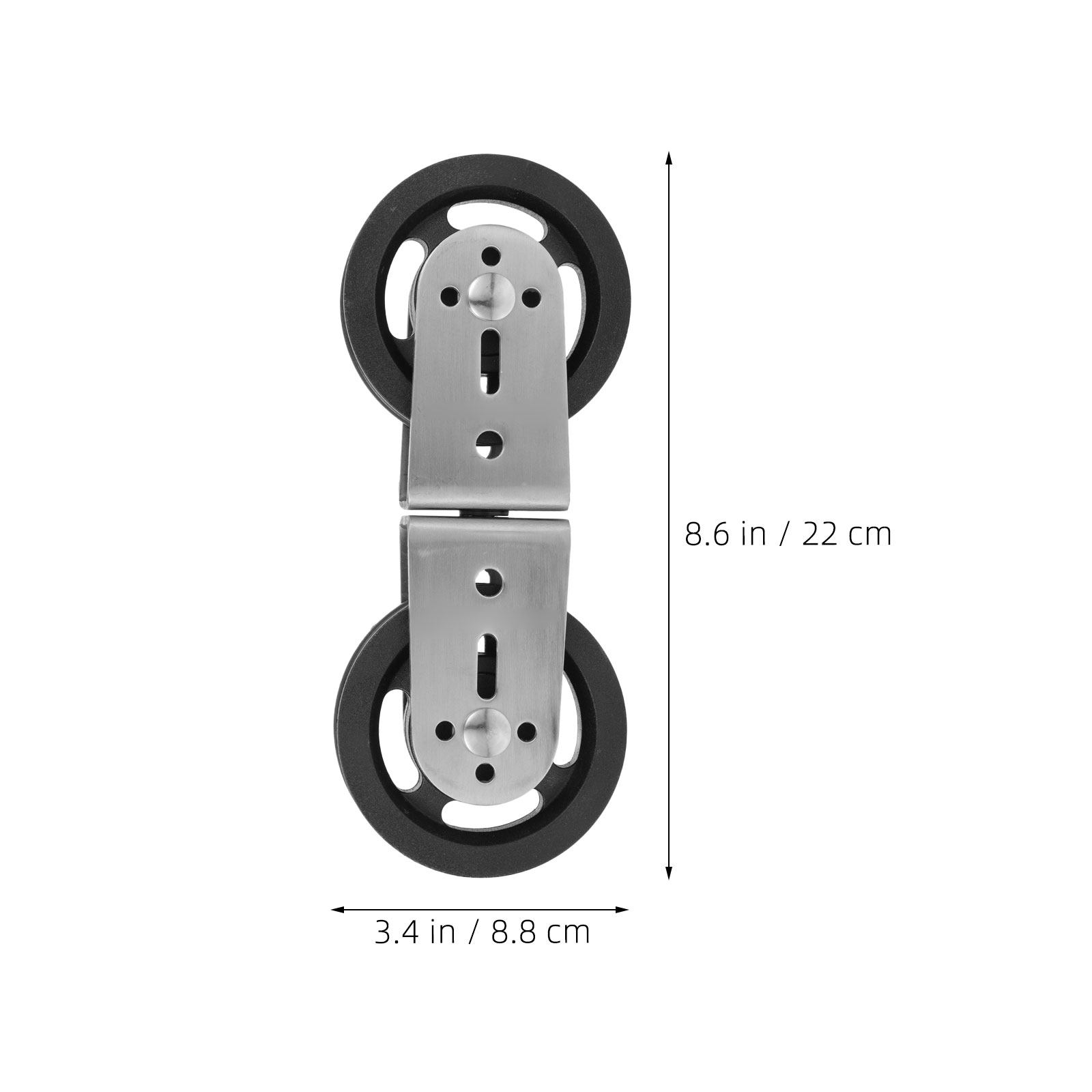 ลูกล้อคู่ 2 ชิ้น ลูกล้อหมุนเงี - Home Gym Diy Pulley System บทวิจารณ์และราคา