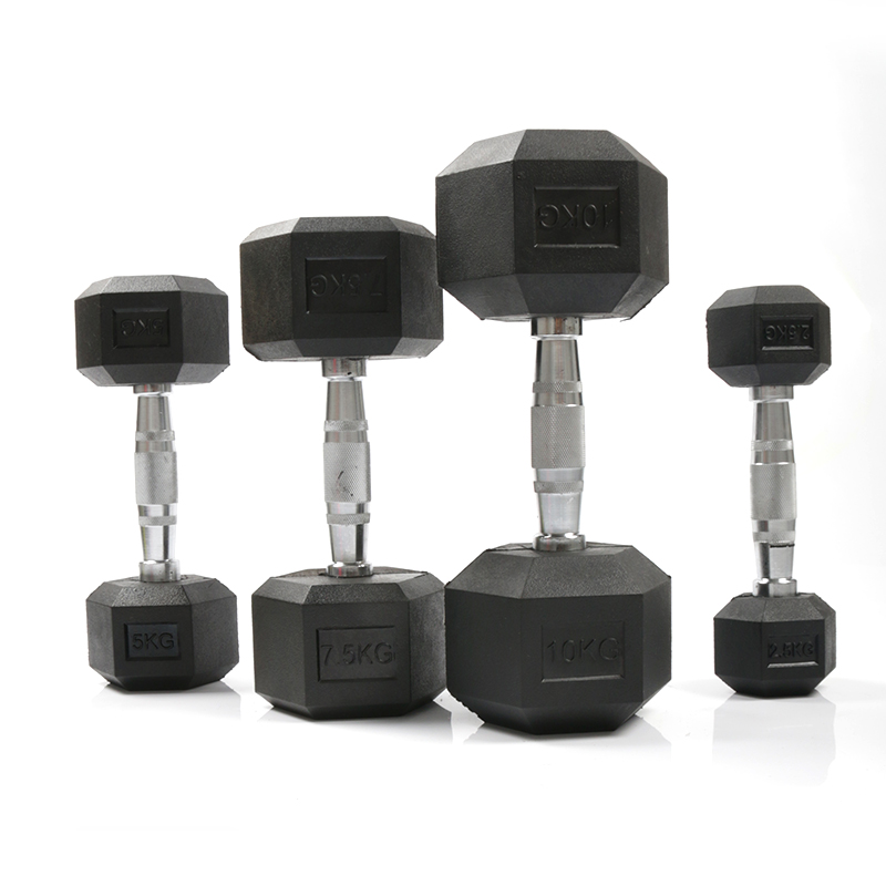 ดัมเบลหุ้มยางรูปหกเหลี่ยมแบบกำ - Home Gym No Equipment บทวิจารณ์และราคา