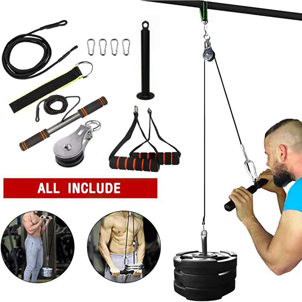 ฟิตเนสรอกสายระบบ DIY Heavy Dut - Home Gym Diy Pulley System บทวิจารณ์และราคา