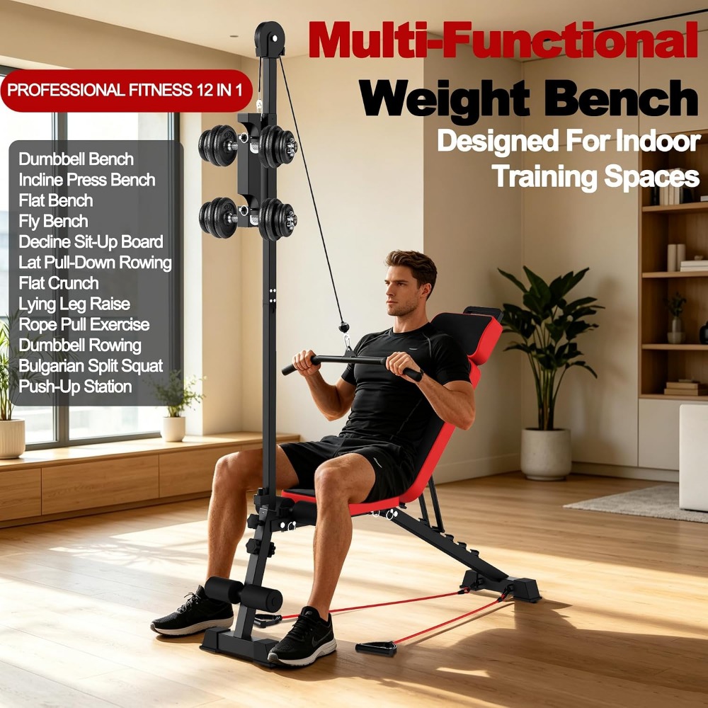 ม้านั่งยกน้ำหนักอเนกประสงค์พร้ - Home Gym Weight บทวิจารณ์และราคา