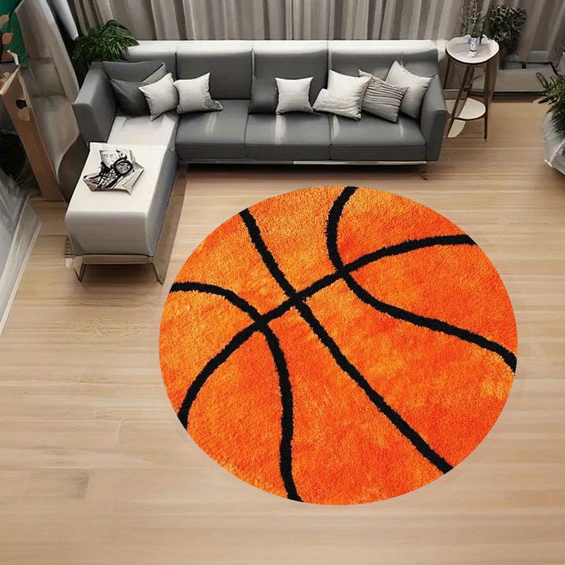 พรมลายบาสเก็ตบอล พรมกลม ผ้าสัก - Home Gym Aesthetic บทวิจารณ์และราคา
